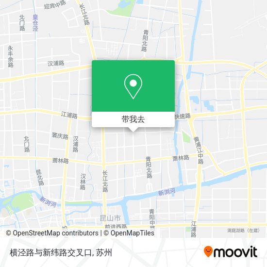 横泾路与新纬路交叉口地图