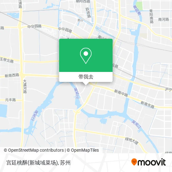 宫廷桃酥(新城域菜场)地图