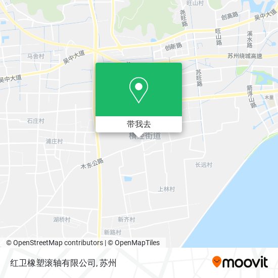 红卫橡塑滚轴有限公司地图
