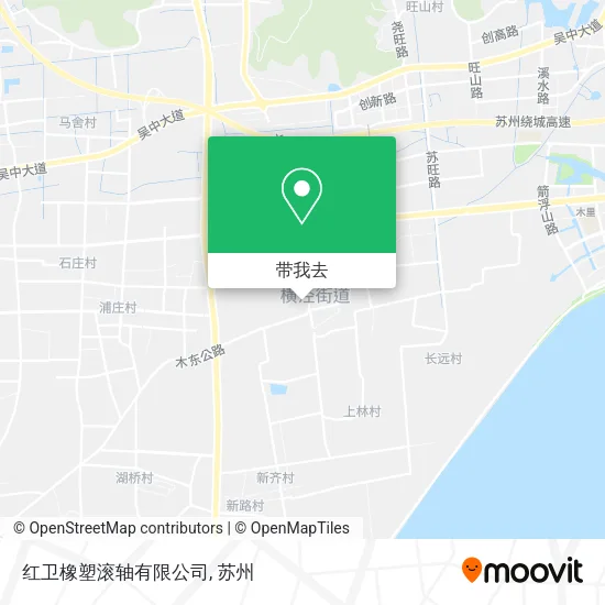红卫橡塑滚轴有限公司地图