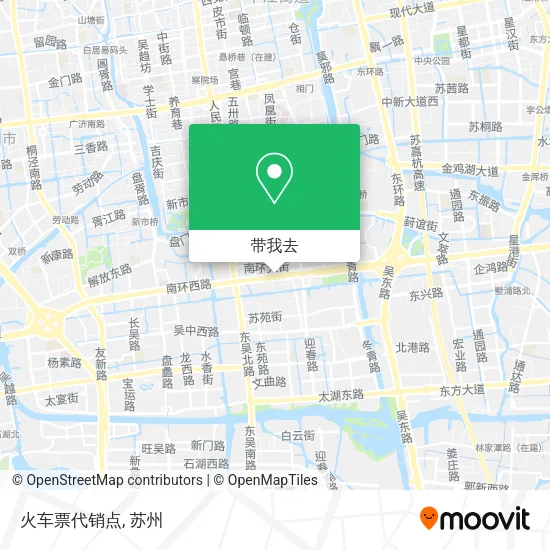 火车票代销点地图