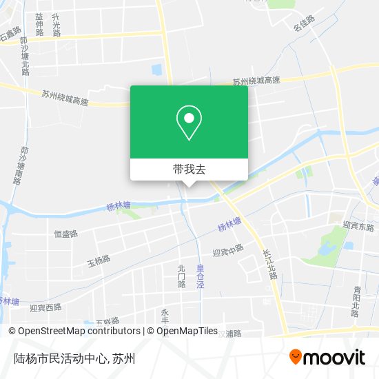 陆杨市民活动中心地图