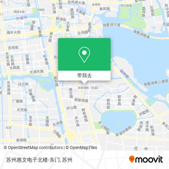 苏州惠文电子北楼-东门地图