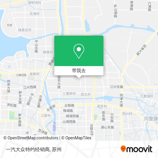 一汽大众特约经销商地图