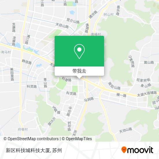 新区科技城科技大厦地图