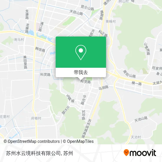 苏州水云境科技有限公司地图