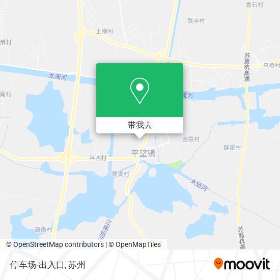 停车场-出入口地图