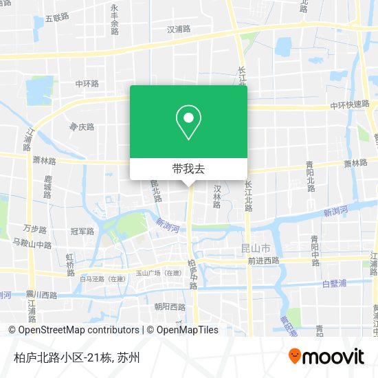 柏庐北路小区-21栋地图