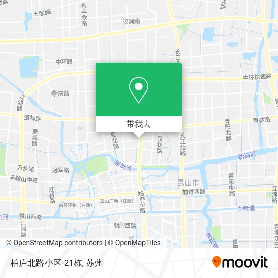 柏庐北路小区-21栋地图