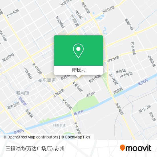 三福时尚(万达广场店)地图