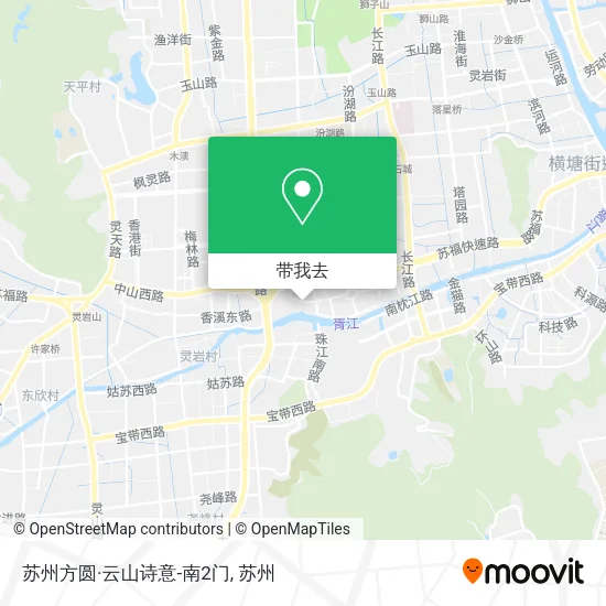 苏州方圆·云山诗意-南2门地图