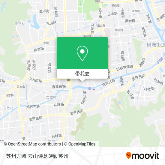 苏州方圆·云山诗意3幢地图