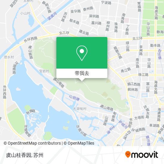 虞山桂香园地图
