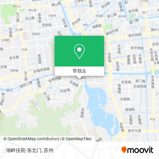 湖畔佳苑-东北门地图