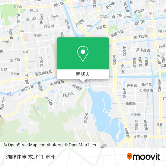 湖畔佳苑-东北门地图