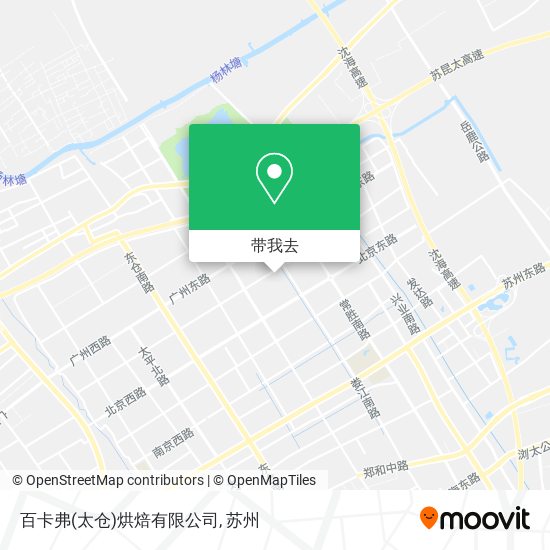 百卡弗(太仓)烘焙有限公司地图