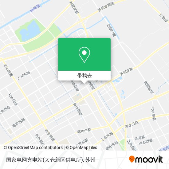 国家电网充电站(太仓新区供电所)地图