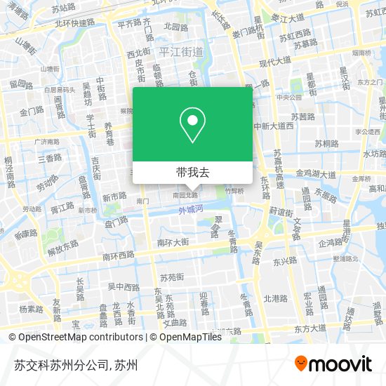 苏交科苏州分公司地图