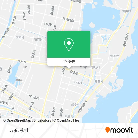 十万浜地图