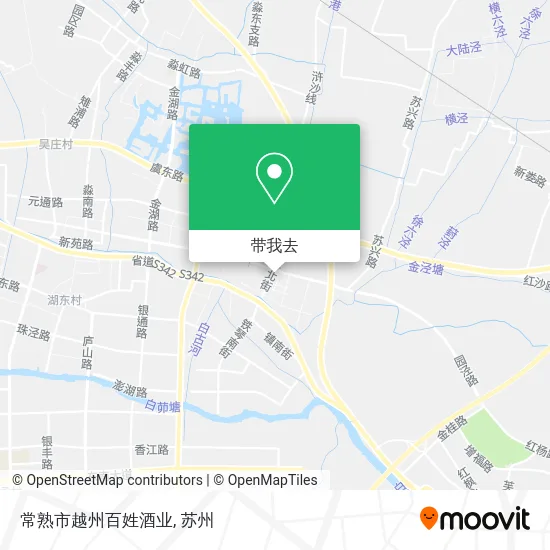 常熟市越州百姓酒业地图