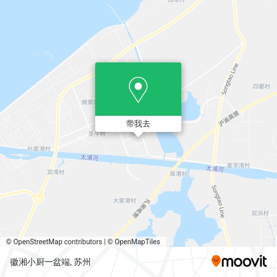 徽湘小厨一盆端地图