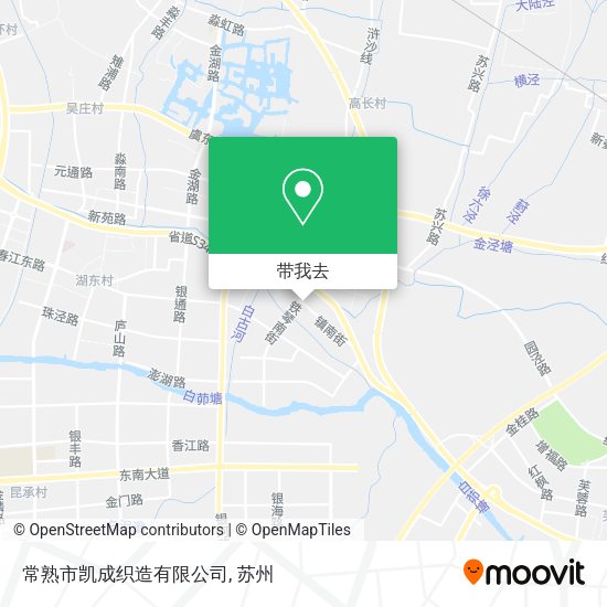常熟市凯成织造有限公司地图