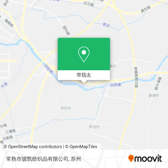 常熟市骏凯纺织品有限公司地图