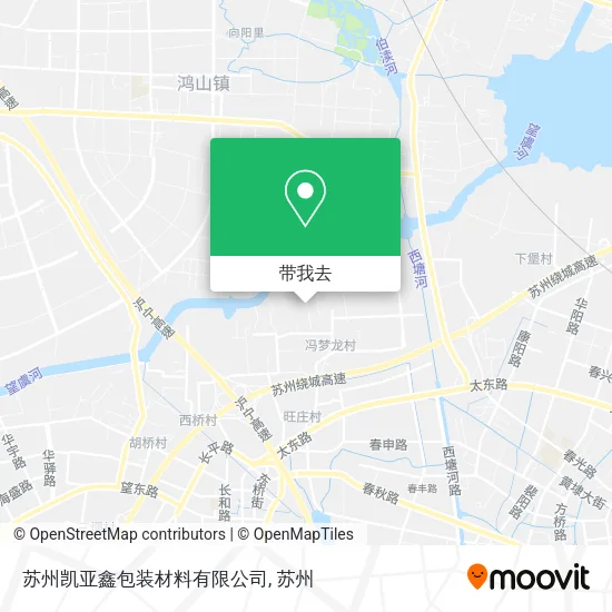 苏州凯亚鑫包装材料有限公司地图