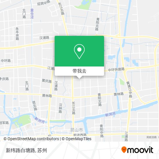 新纬路白塘路地图