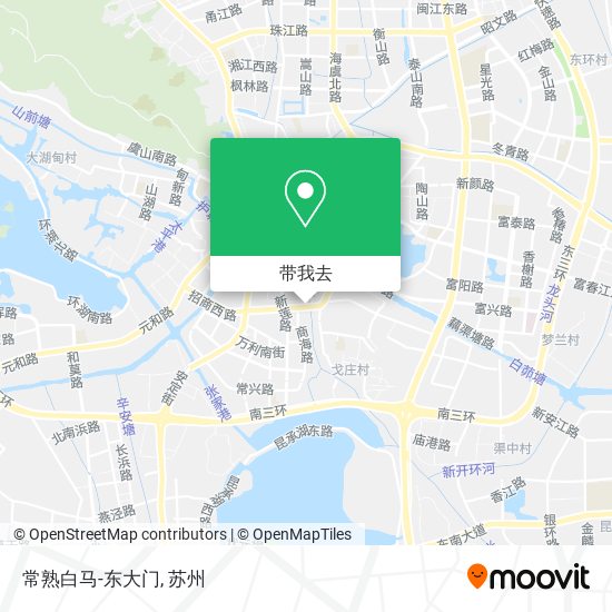 常熟白马-东大门地图