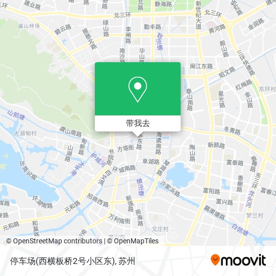 停车场(西横板桥2号小区东)地图