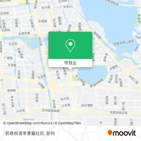郭巷街道常青藤社区地图