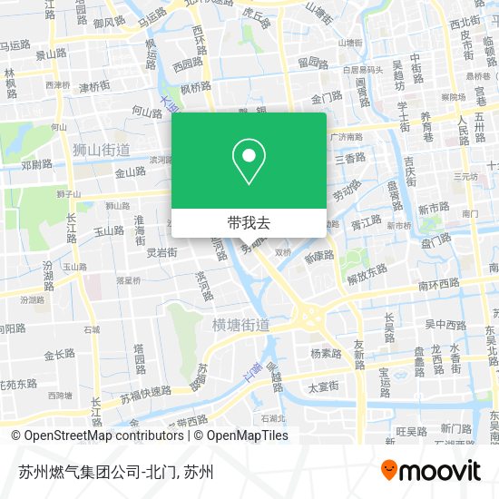 苏州燃气集团公司-北门地图