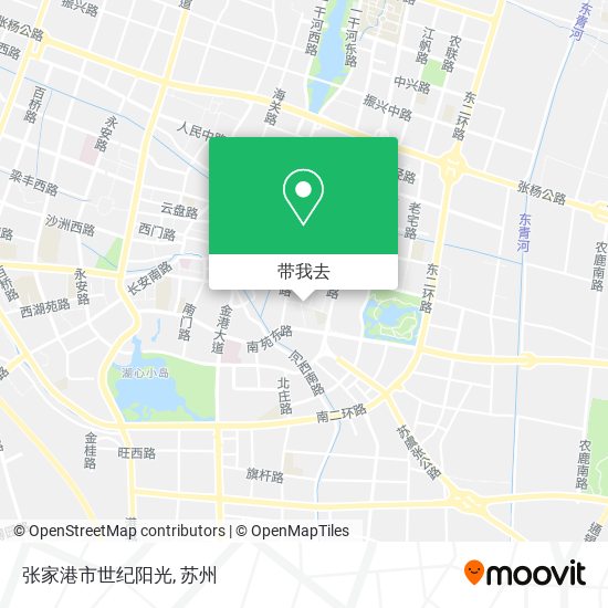 张家港市世纪阳光地图