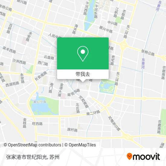 张家港市世纪阳光地图