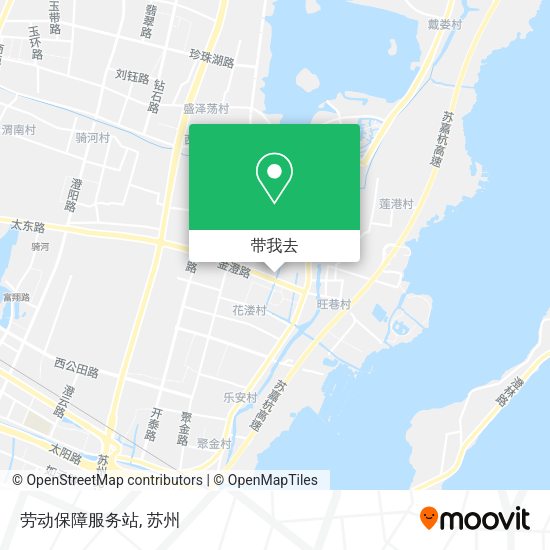 劳动保障服务站地图