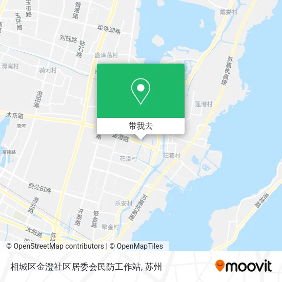 相城区金澄社区居委会民防工作站地图