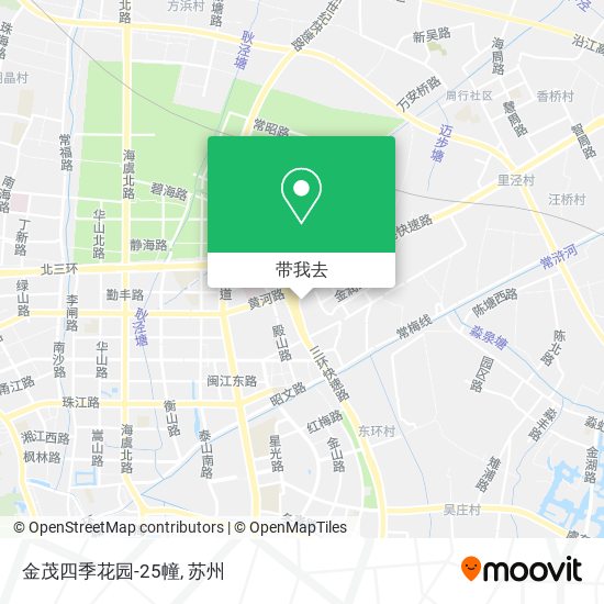 金茂四季花园-25幢地图