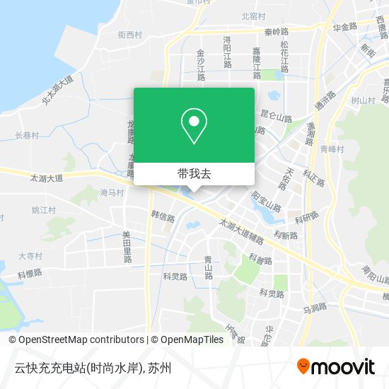 云快充充电站(时尚水岸)地图