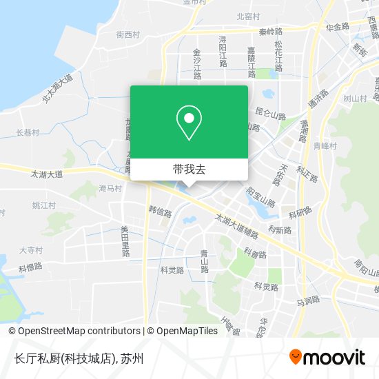 长厅私厨(科技城店)地图