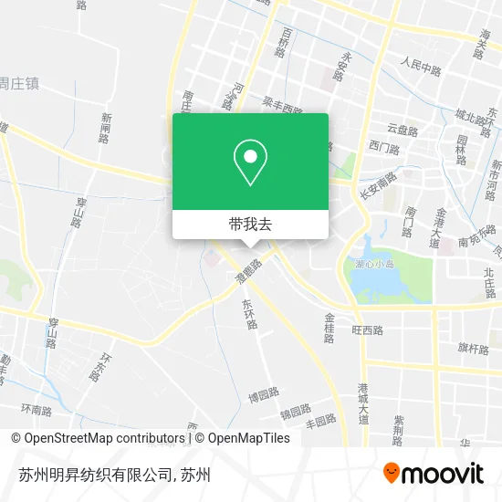 苏州明昇纺织有限公司地图