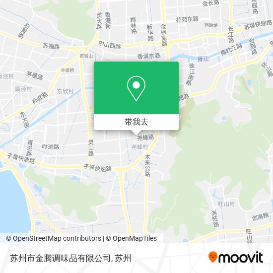 苏州市金腾调味品有限公司地图