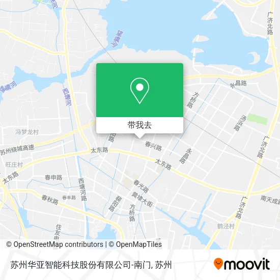 苏州华亚智能科技股份有限公司-南门地图