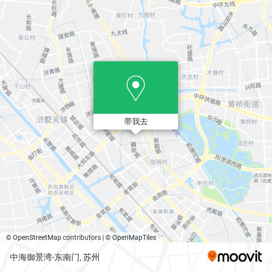 中海御景湾-东南门地图