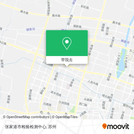 张家港市检验检测中心地图