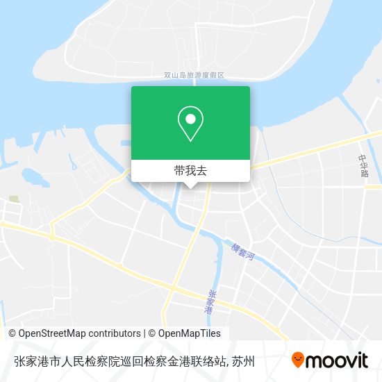 张家港市人民检察院巡回检察金港联络站地图