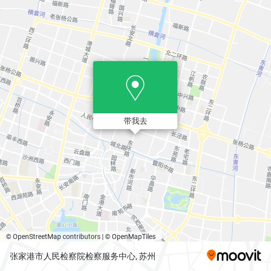 张家港市人民检察院检察服务中心地图