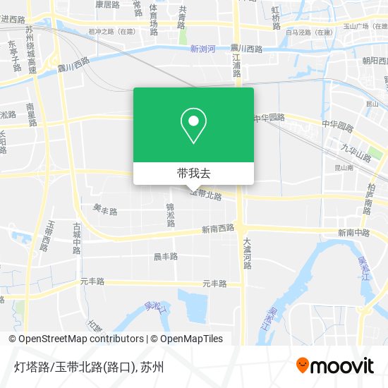 灯塔路/玉带北路(路口)地图