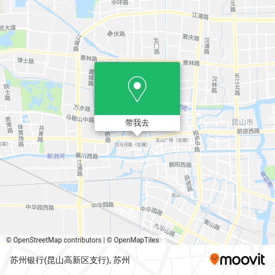 苏州银行(昆山高新区支行)地图