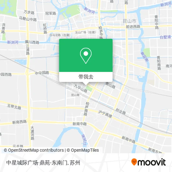 中星城际广场·鼎苑-东南门地图
